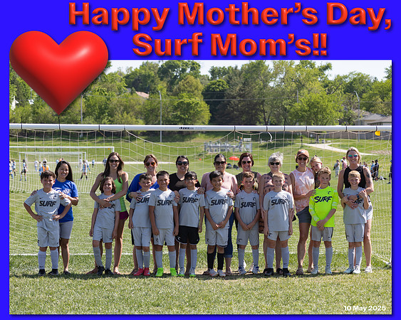 Surf Mother's Day Poster
